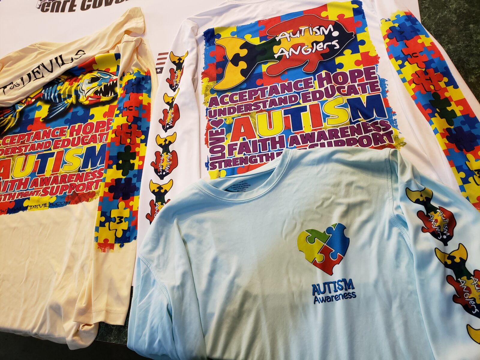 Autism Anglers Long Sleeve Performance Shirt