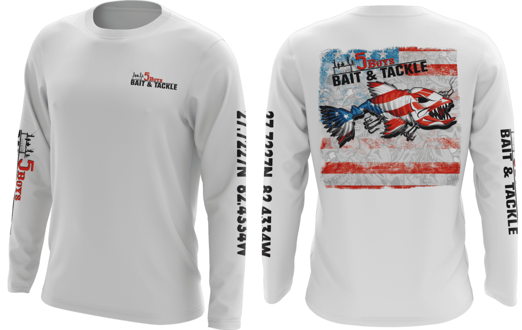 5Boys American Fish Youth Long Sleeve Performance Shirt – Salt Devils
