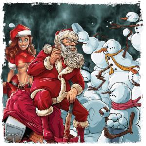 Salt Devils - Killer Santa Long Sleeve Performance Shirt