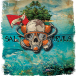 Salt Devils - Diver Skull Long Sleeve Performance Shirt