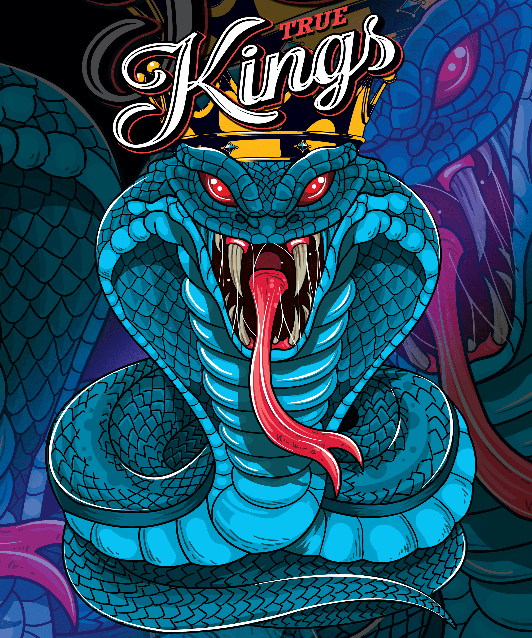 True Kings – Cobra Long Sleeve Performance Shirt – Salt Devils