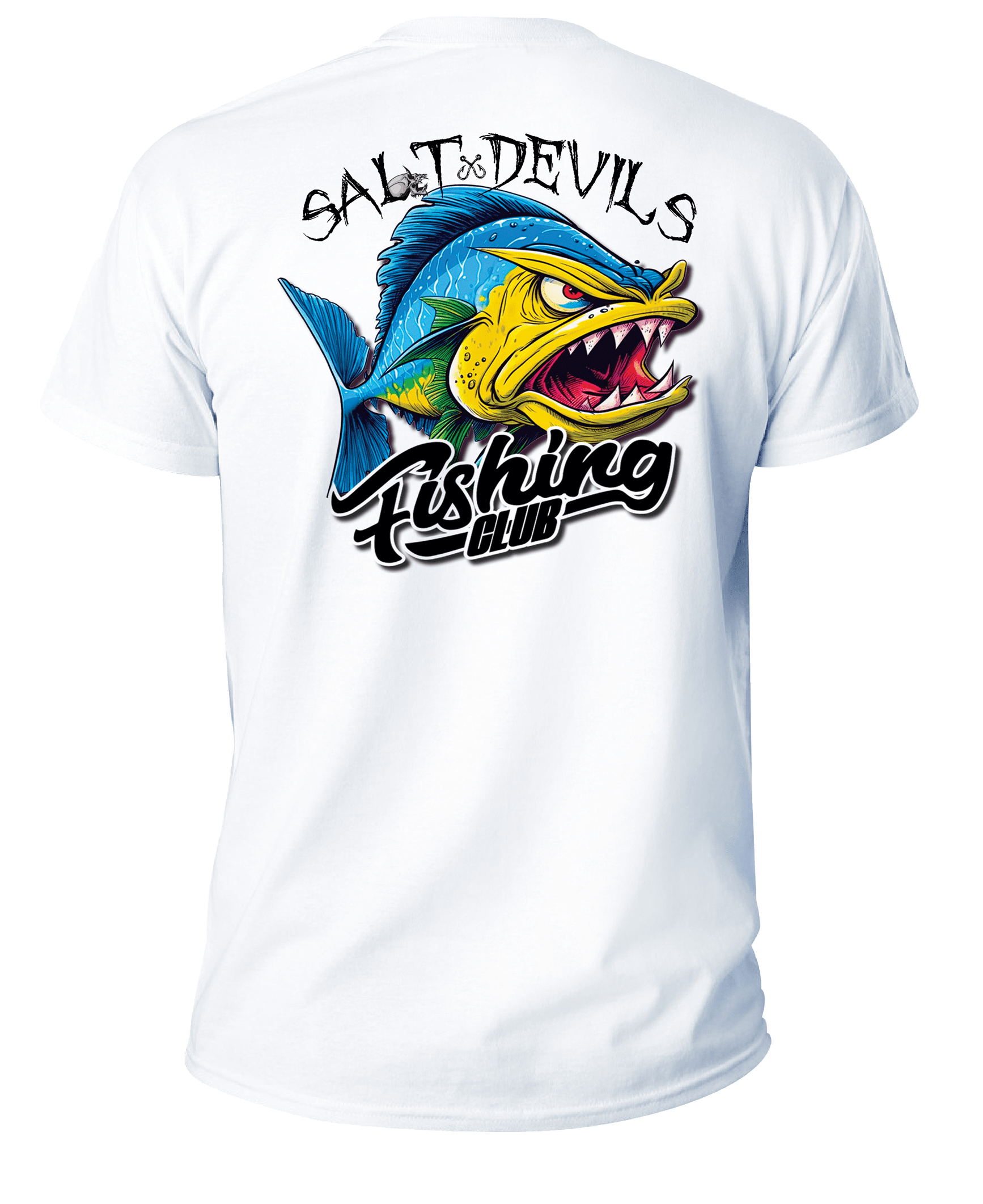 Salt Devils – Fishing Club Short Sleeve Performance Shirt – Salt