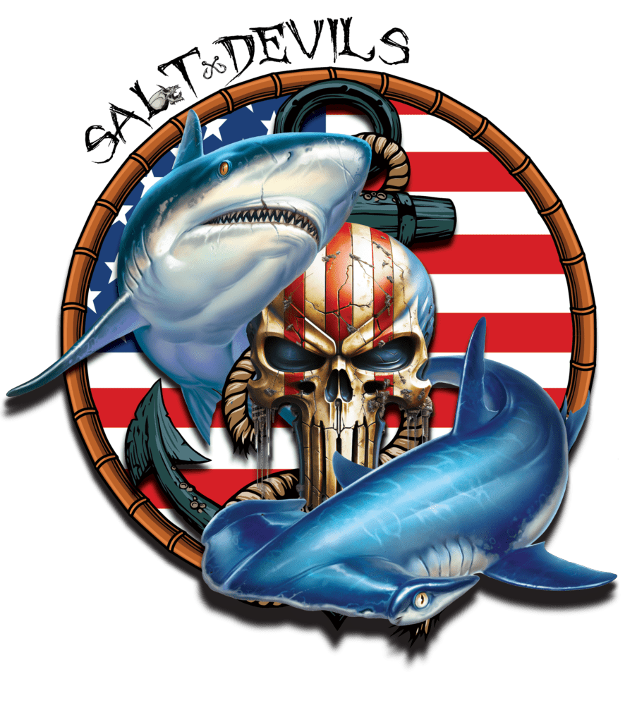 Salt Devils – American Shark Punisher Long Sleeve Performance Shirt – Salt  Devils